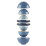 Luna Nesting Blue 8 Piece Dinnerware  Set