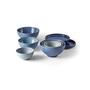 Luna Nesting Blue 8 Piece Dinnerware  Set