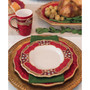 Renaissance Holiday Dinnerware Set, 4 Pieces