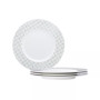 Hammock "Dots" Rim Salad Plates, Set of 4
