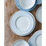 Hammock "Dots" Rim Salad Plates, Set of 4