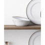 Silver Colonnade 4 Piece Soup Bowl Set, Service for 4