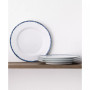 Rill 4 Piece Dinner Plate Set, Service for 4