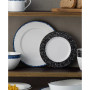 Rill 4 Piece Dinner Plate Set, Service for 4
