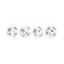 Set of 4 Butterfly Meadow Blue Assorted Dessert Plates
