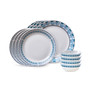 Expressions Geometrica 12-Piece Dinnerware Set