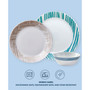 Expressions Geometrica 12-Piece Dinnerware Set