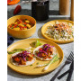 Canyon Crest Stackable Matte Melamine 12 Piece Set, Service for 4