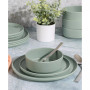 Canyon Crest Stackable Matte Melamine 12 Piece Set, Service for 4