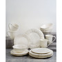 Chloe 16 Piece White Dinnerware Set