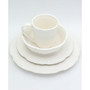 Chloe 16 Piece White Dinnerware Set
