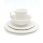Chloe 16 Piece White Dinnerware Set