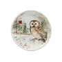 Winter's Walk 4 Piece Dessert Plate Set