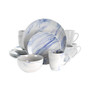 Marble Clara 16 Piece Stoneware Dinnerware Set, Service for 4