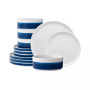ColorStax Stripe 12 Piece Dinnerware Set