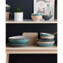 Elements Black Set Pasta Bowls Set of 4, Service for 4