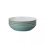 Elements Black Set Pasta Bowls Set of 4, Service for 4