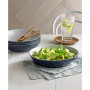 Elements Black Set Pasta Bowls Set of 4, Service for 4