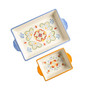 Tierra Hand-Painted Rectangular Bakeware Set, 2 Pieces