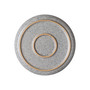 Studio Craft Grey 4 Piece Medium Coupe Plate Set
