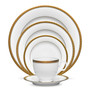 Charlotta Gold 5 Piece Place Setting