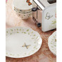 Butterfly Meadow Floral 4 Piece Dinner Plate Set, Service for 4