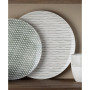 Hammock Stripes Coupe Dinner Plates, Set of 4