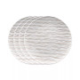 Hammock Stripes Coupe Dinner Plates, Set of 4