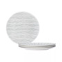 Hammock Stripes Coupe Dinner Plates, Set of 4