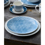 Hammock Stripes Coupe Dinner Plates, Set of 4