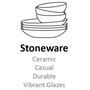 Christmas Tree Dinnerware Rim Soup Bowl, Set of 4