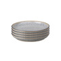 Studio Craft Grey 4 Piece Small Coupe Plate Set