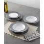 Infinity 4 Piece Dinner Plate Set, Service for 4