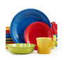 Mixed Bright Colors 16-Piece Set, Service for 4, Created for Macy's