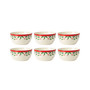 Holiday Dessert Bowl, Set of 6