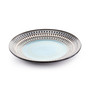 Sage 16 Piece Double Bowl Stoneware Dinnerware Set, Service for 4