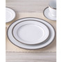 Charlotta Platinum 5 Piece Place Setting, Service for 1