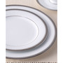 Charlotta Platinum 5 Piece Place Setting, Service for 1