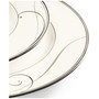 Dinnerware, Platinum Wave Round 5 Piece Place Setting
