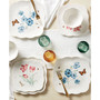 Butterfly Meadow Square Dinner Plate Set, Set of 4