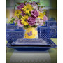 Chiffon 16 Piece Square Dinnerware Set, Service for 4
