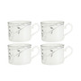 Birchwood Set of 4 Cups, Service For 4