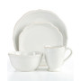 Dinnerware, French Perle Bead White 4-Piece Place Setting