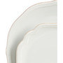 Dinnerware, French Perle Bead White 4-Piece Place Setting