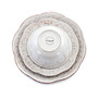 Rustic Birch 16 Piece Stoneware Round Dinnerware Set
