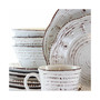 Rustic Birch 16 Piece Stoneware Round Dinnerware Set