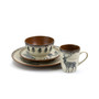 Wild Nature 16 Piece Luxurious Stoneware Dinnerware, Service for 4