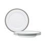 Crestwood Platinum Set of 4 Dinner Plates, Service For 4