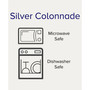 Silver Colonnade Oval Vegetable Bowl, Service for 1