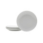 Everyday Whiteware Coupe Rim Salad Plate 4 Piece Set